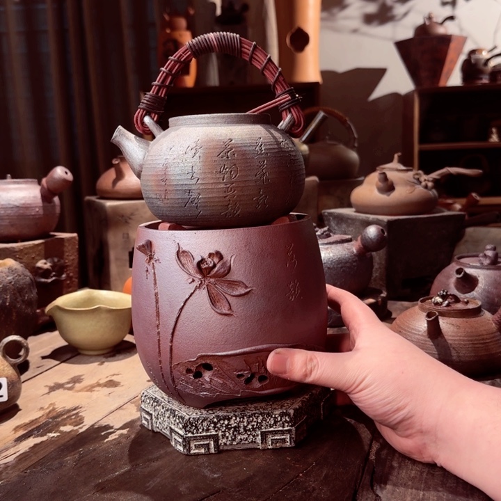 壶提梁650cc炉 sdls电炉丝一步到位