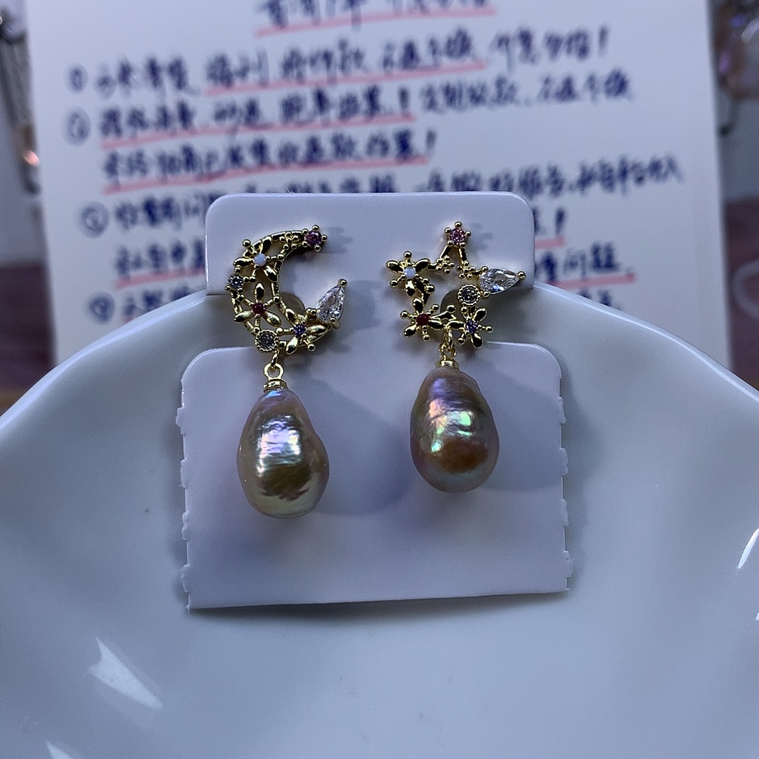 非金属合金福利耳饰4389