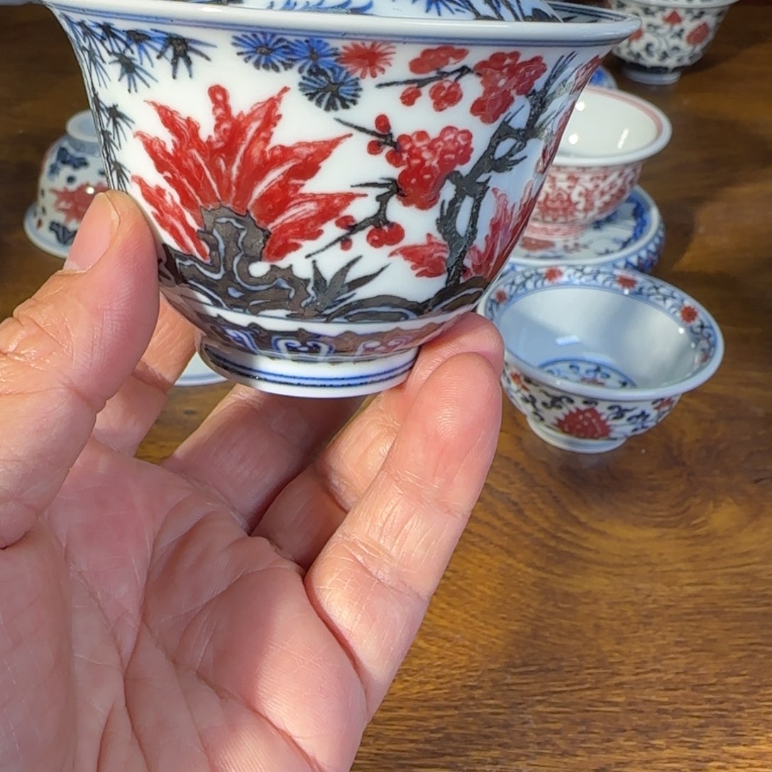 景德镇原矿釉里茶具