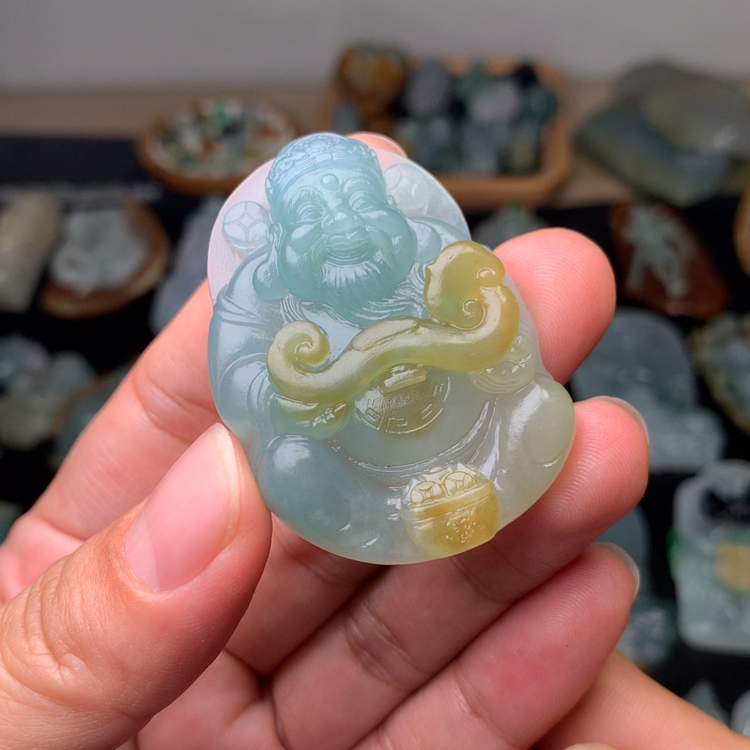 定制翡翠未镶嵌财爷