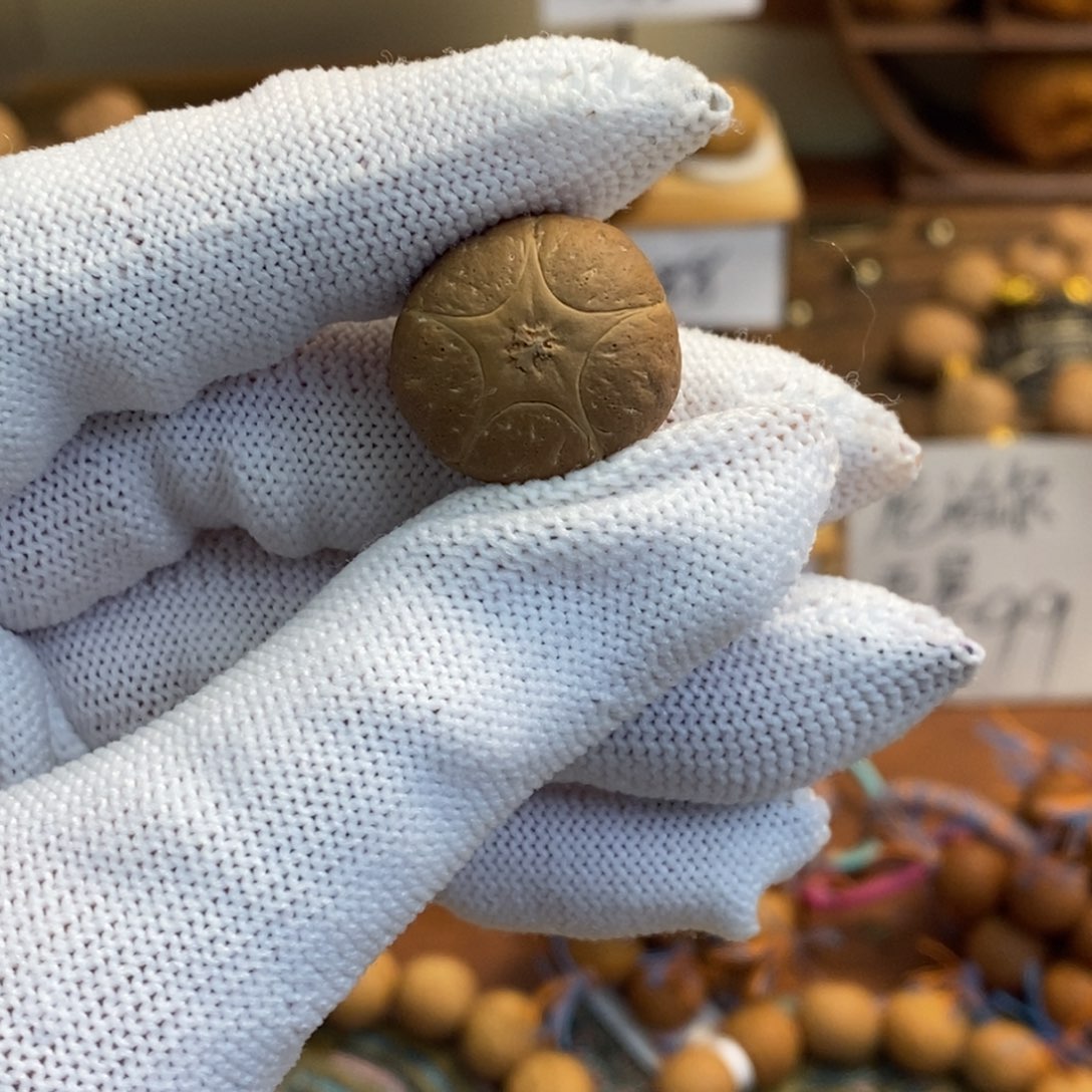 凤眼菩提吊坠19.7五星单颗厚14.7