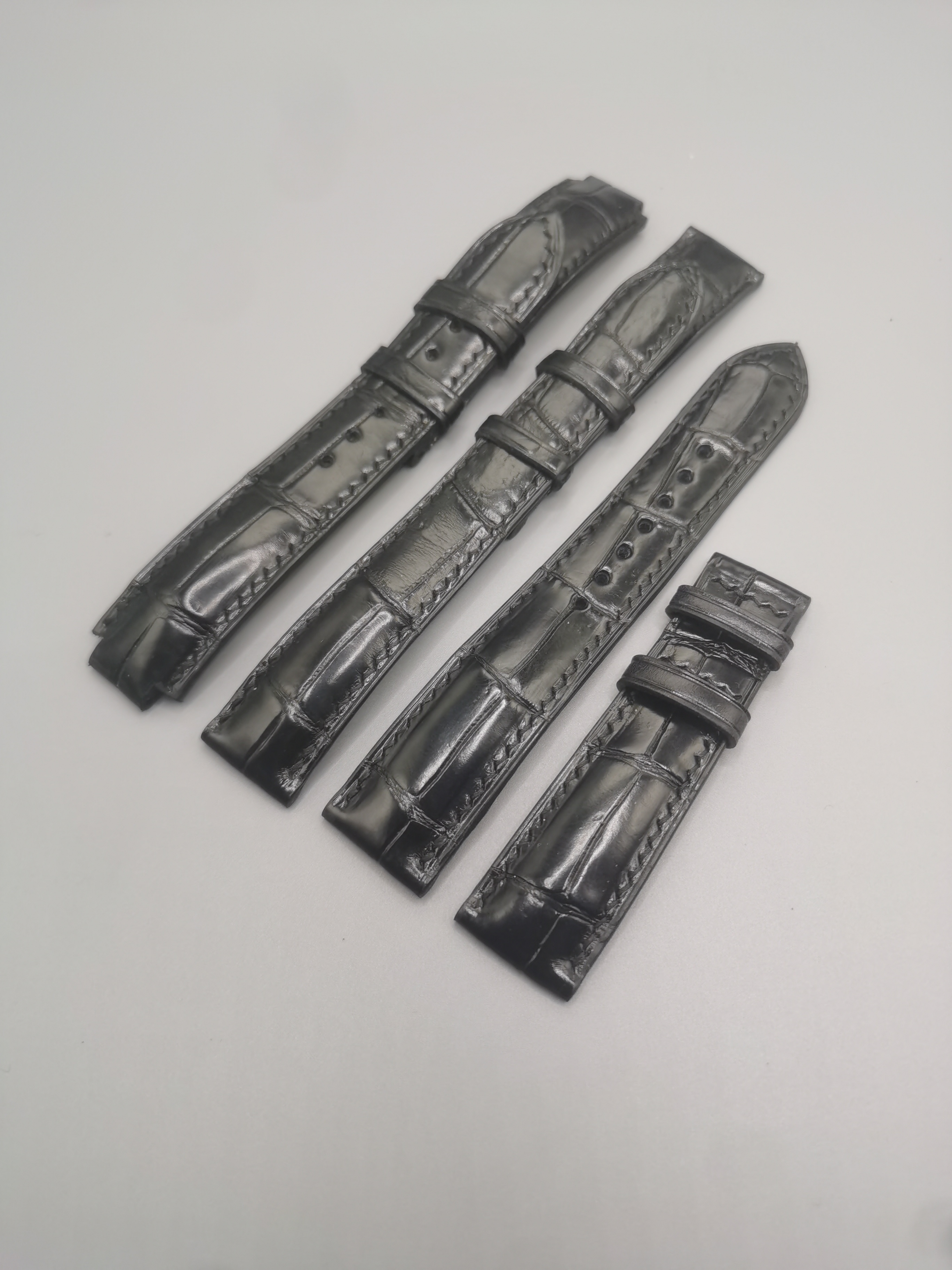 真皮鳄鱼皮手表带适配多种款式男士女士通用