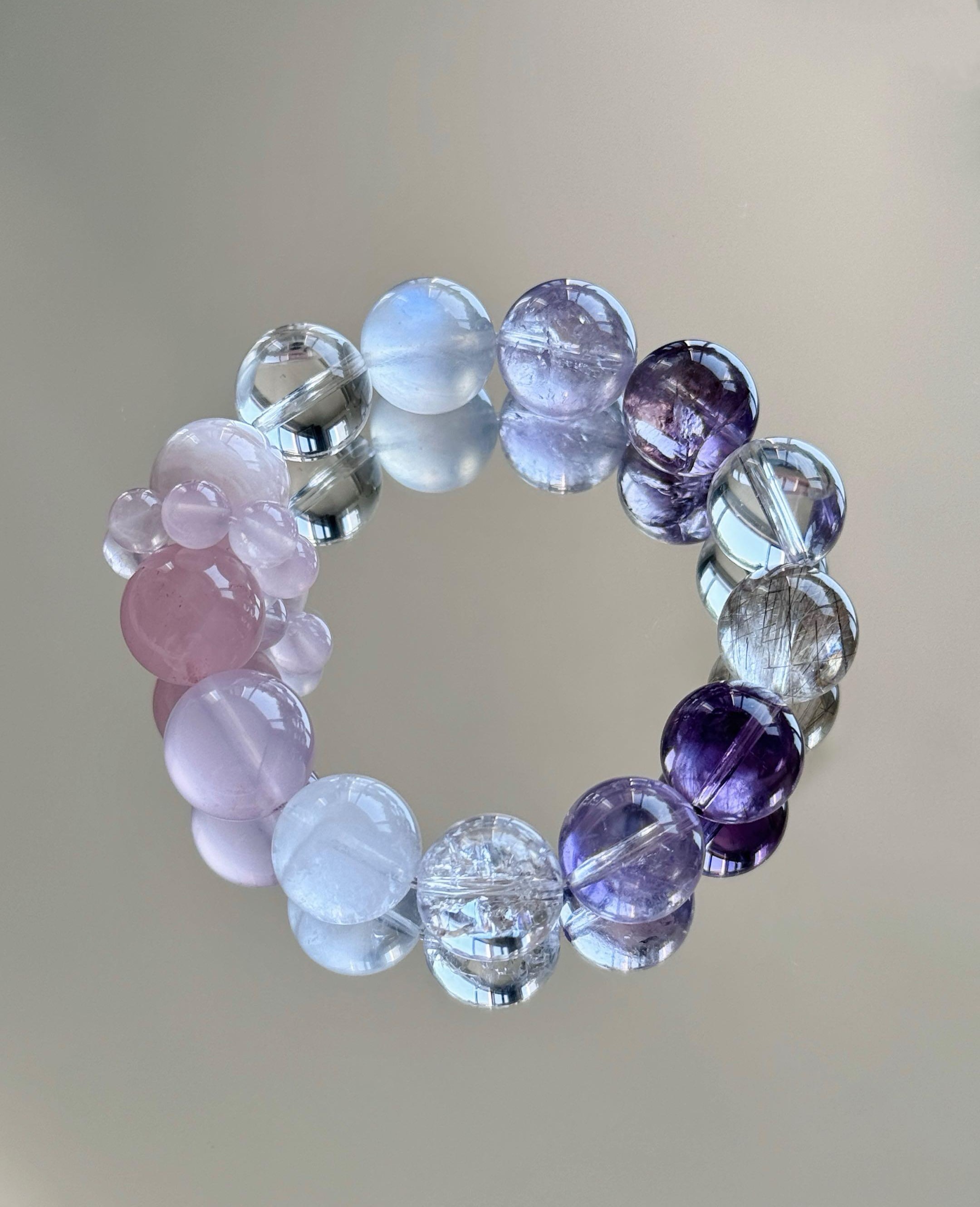 【连麦自选十颗装】天然水晶玉石，DIY多宝手工雕刻配件