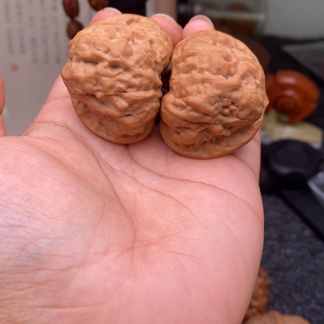 文玩核桃把件39蛤蟆头140