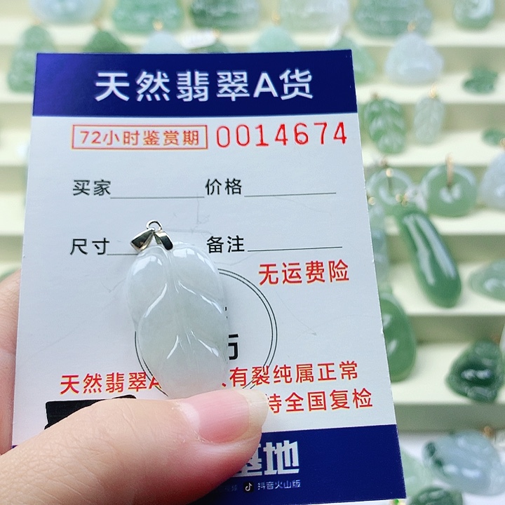 颈饰未镶嵌翡翠吊