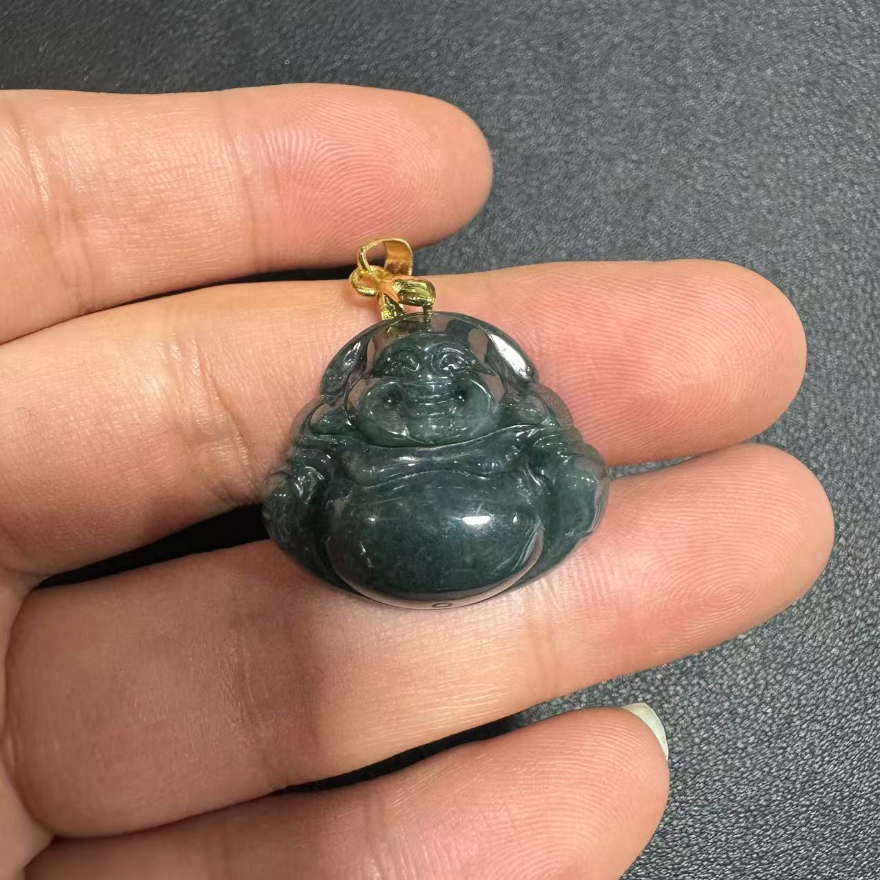 高端奢饰精美翡翠佛公吊坠 C277—多样性发一件