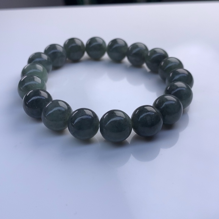 未镶嵌手串翡翠11mm！
