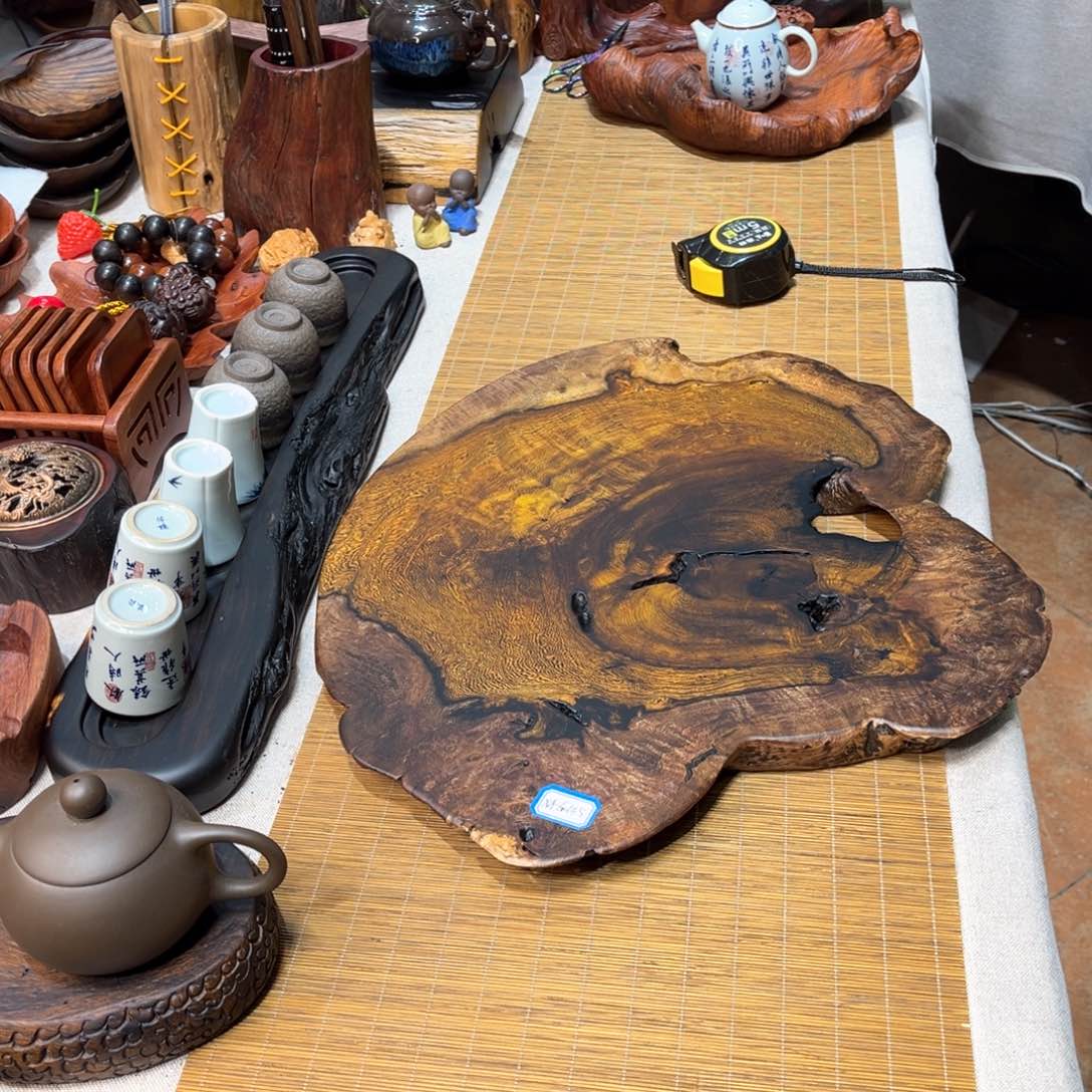 17缅甸鸡翅木随形干泡