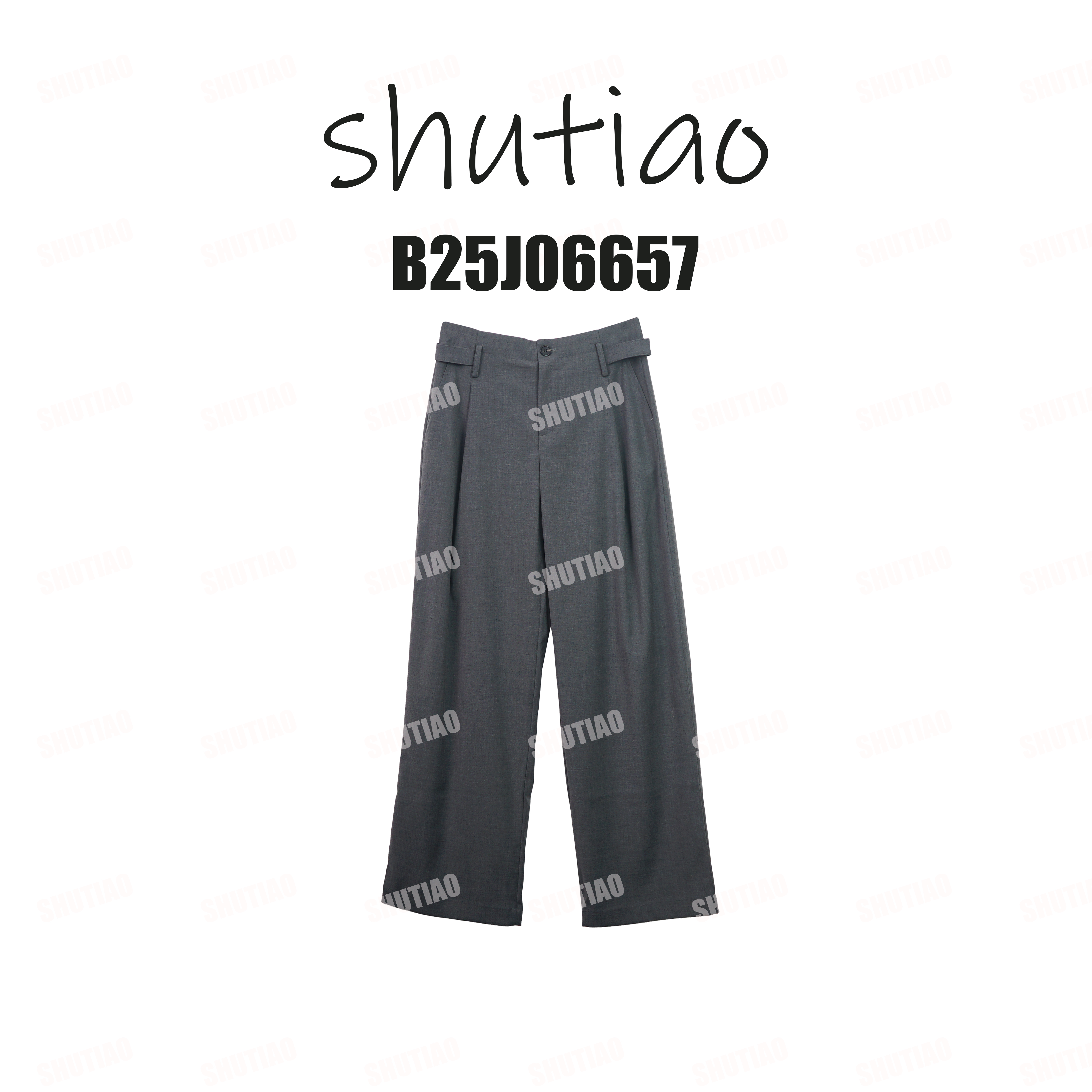【SHUTIAO】2025秋冬：新款小众设计款裤子B25J06657