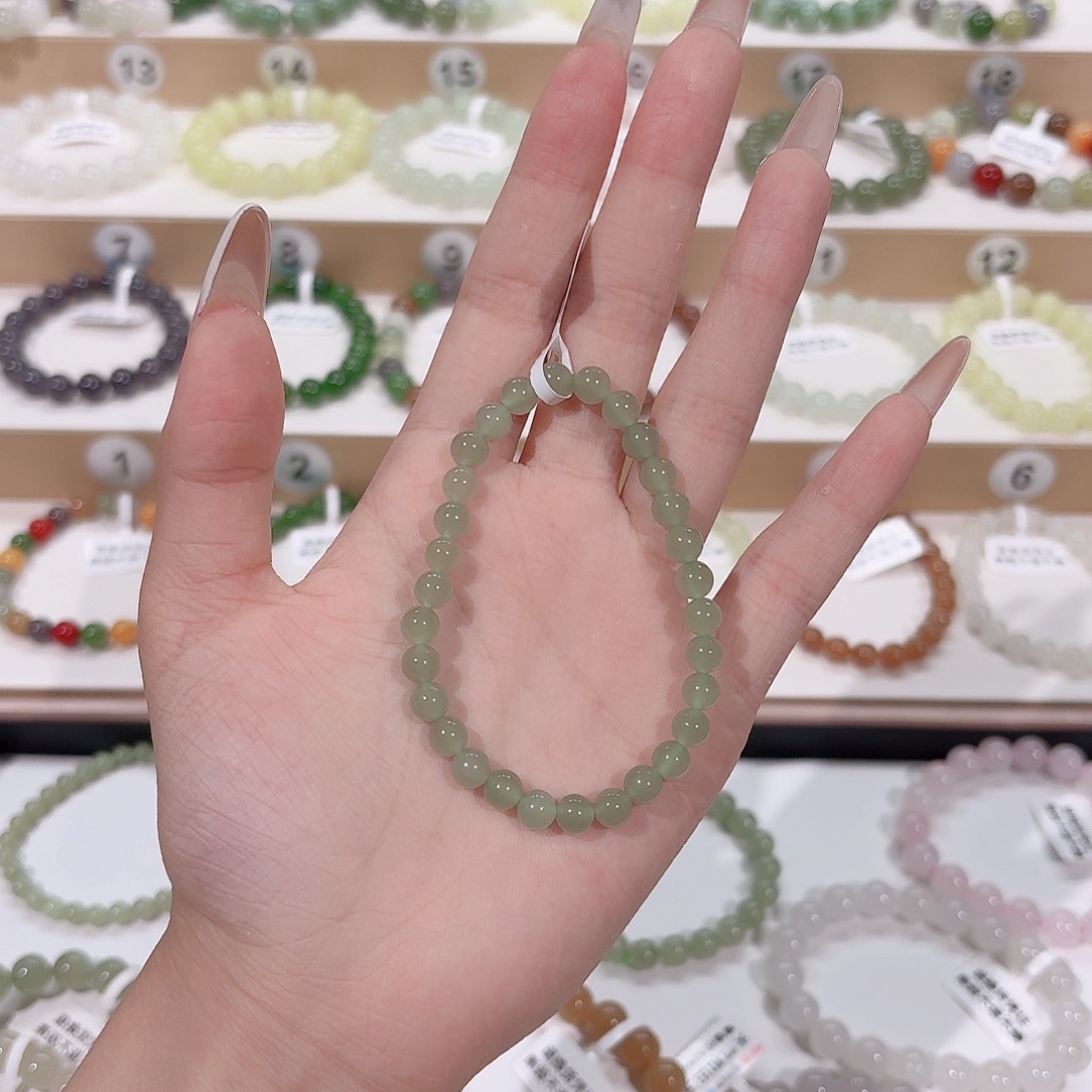 手链未镶嵌和田玉柒*。w