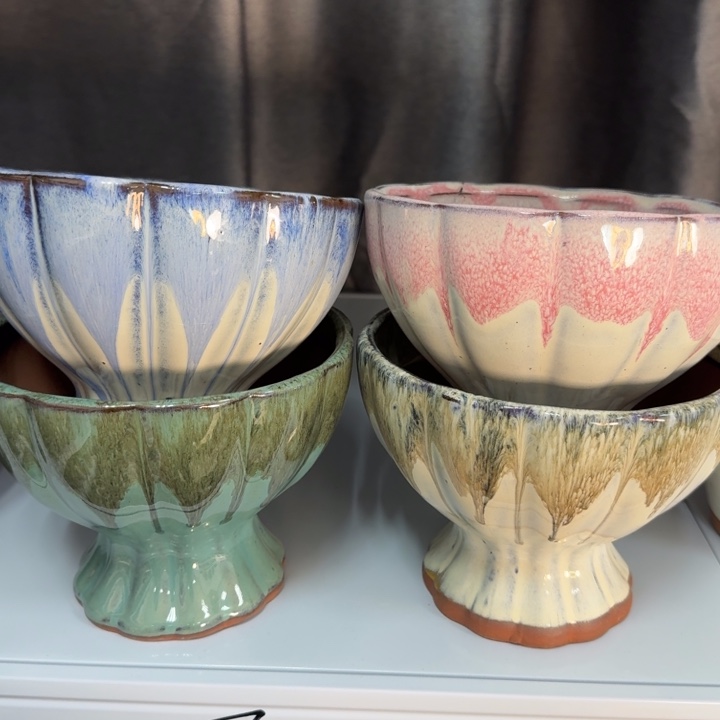 紫砂花盆口15高12，1111112