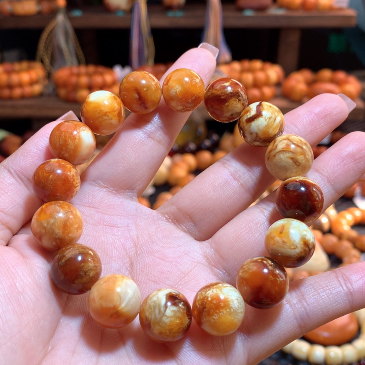 【闪购商品】手串蜜蜡未镶嵌蜜蜡手串