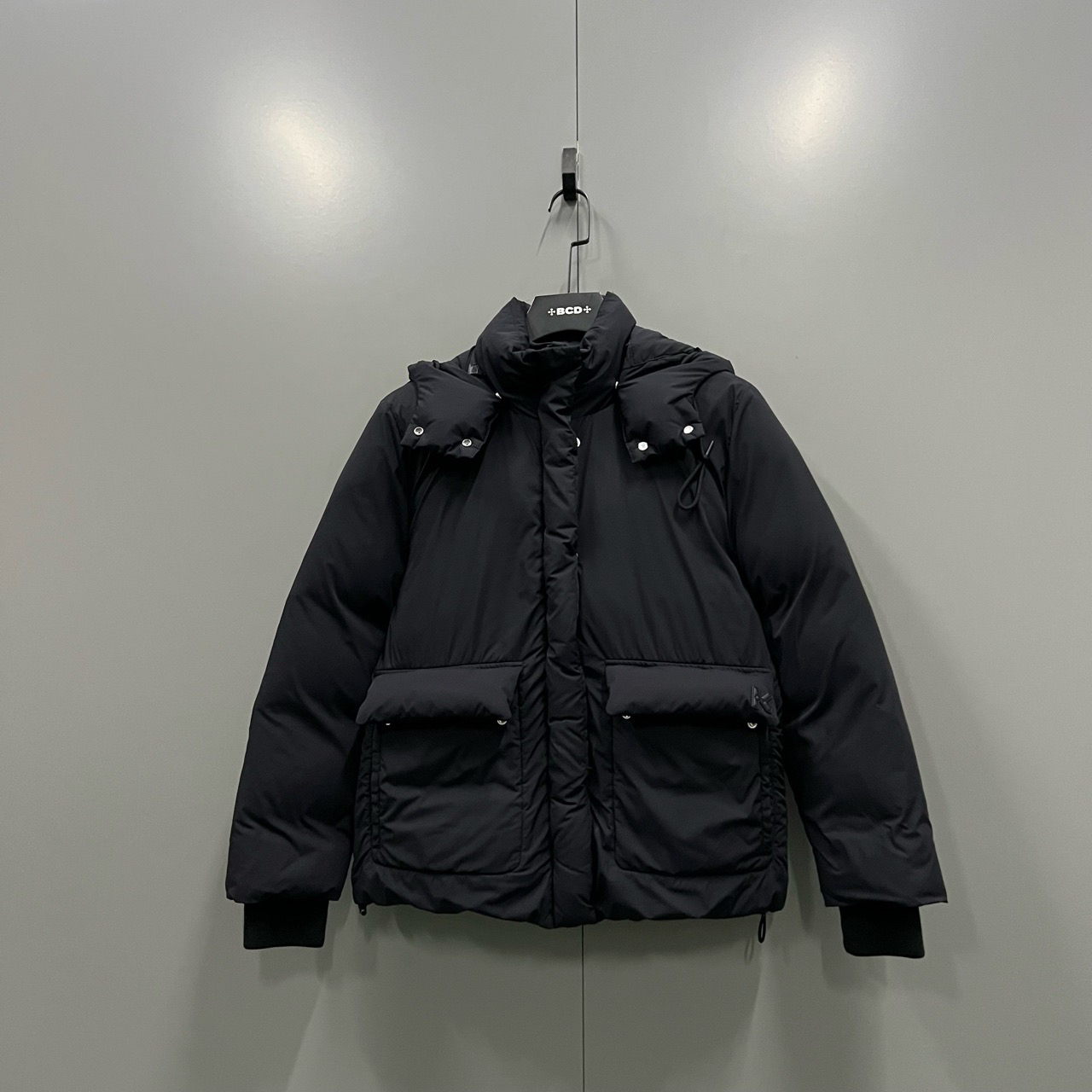 95新 KENZO/肯佐 ab3KENZO黑色羽绒服S码010453 