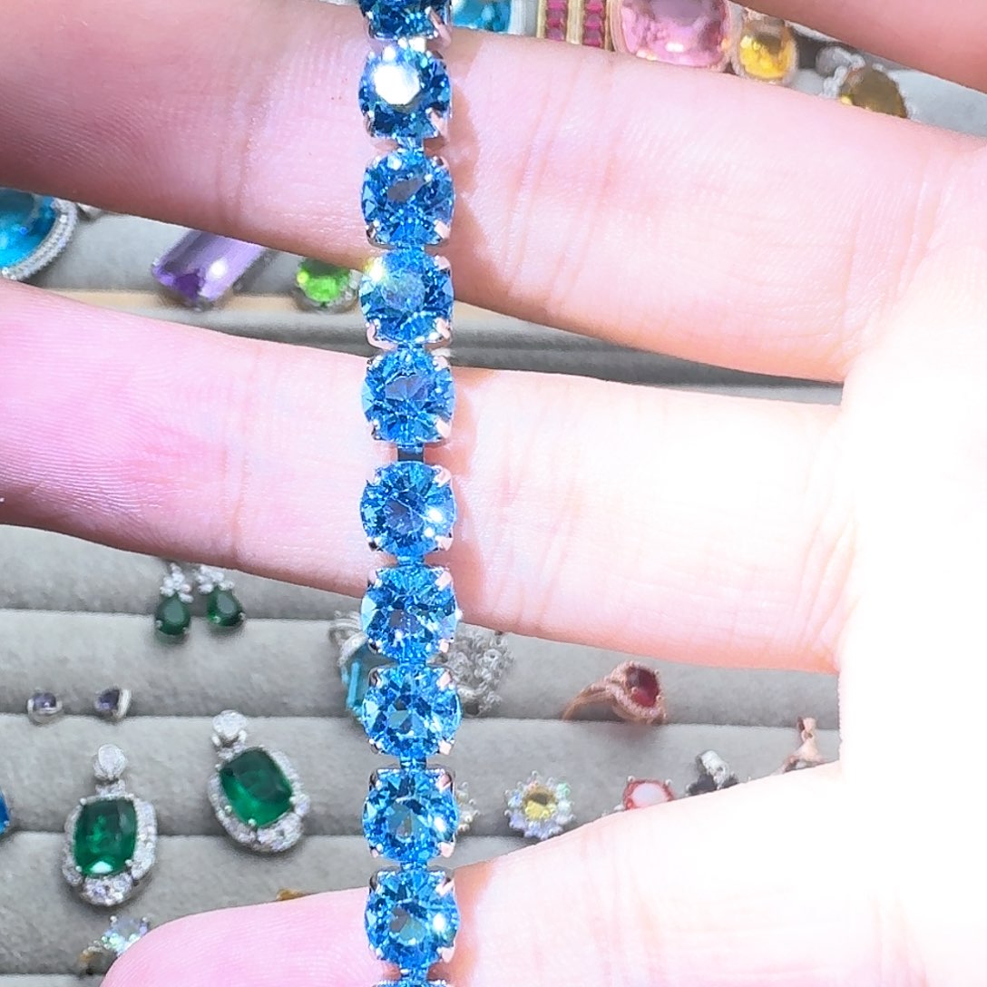 绿水晶戒指银S925镶嵌