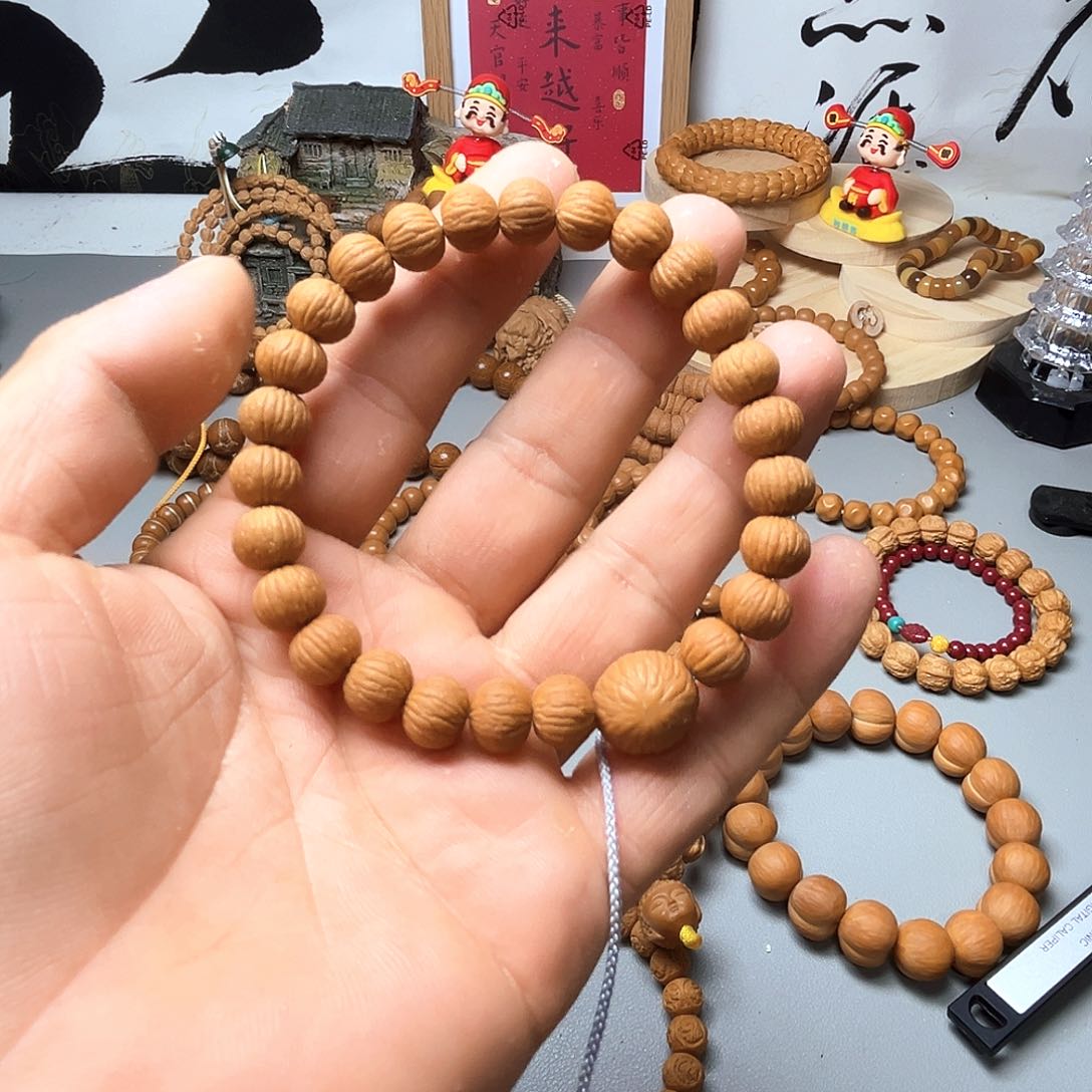 猴头核桃把件猴头原皮凤羽911手持6