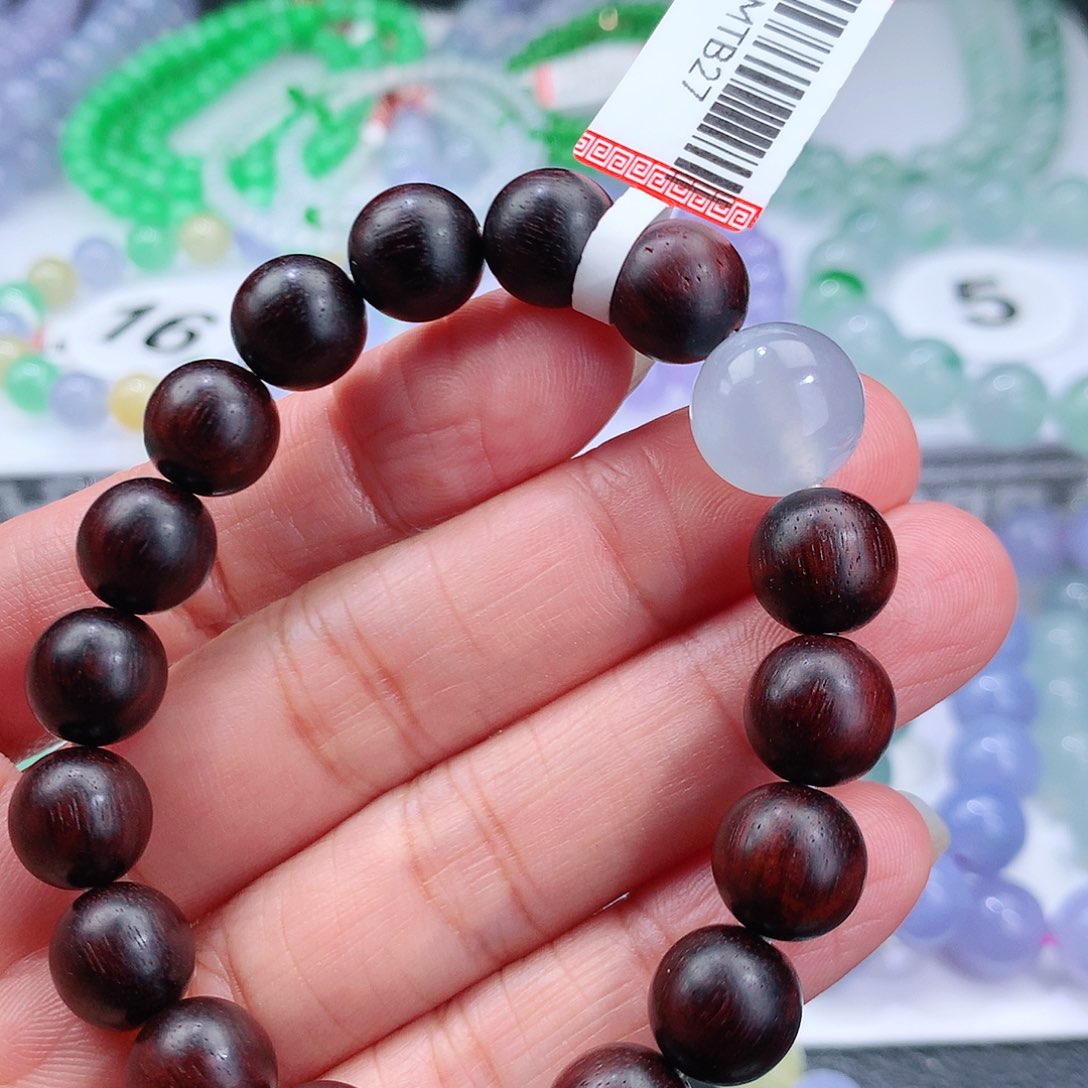 翡翠手串未镶嵌卡12.2mm