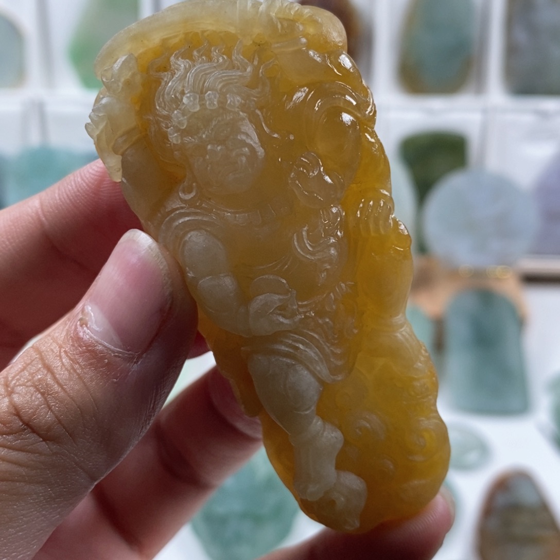 未镶嵌定制翡翠大黑天
