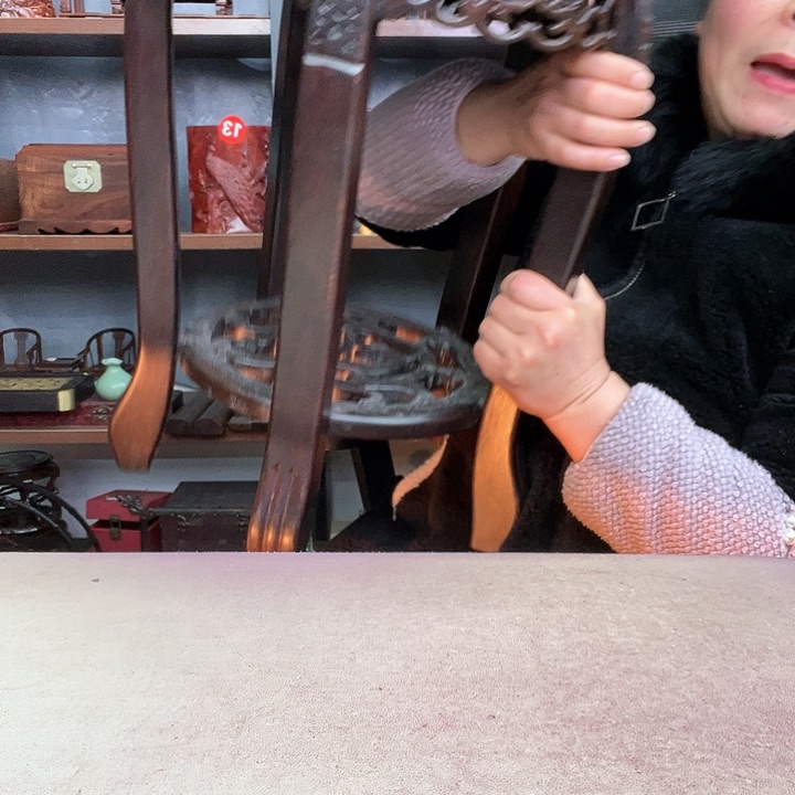 乌木类端景台小李子红木工艺品