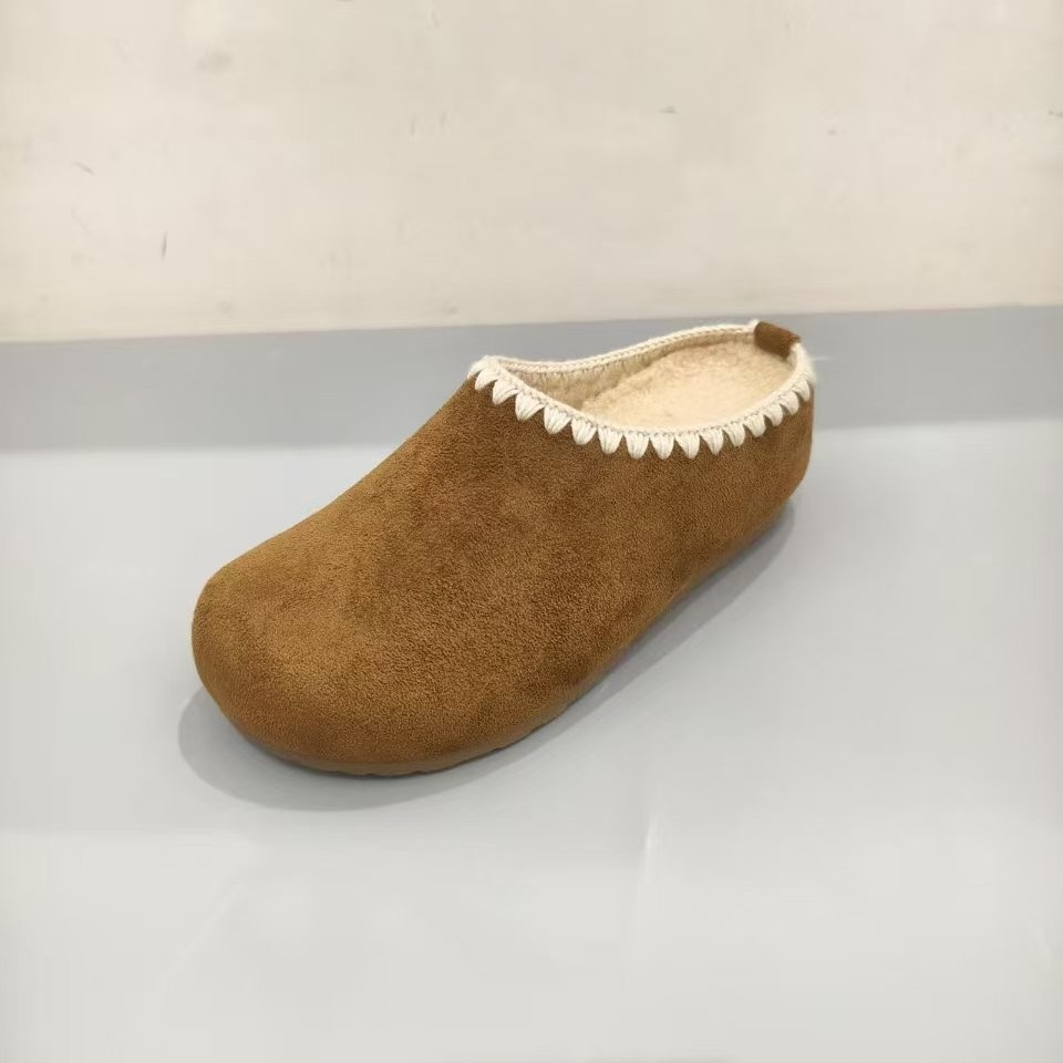 复古博肯加绒半托