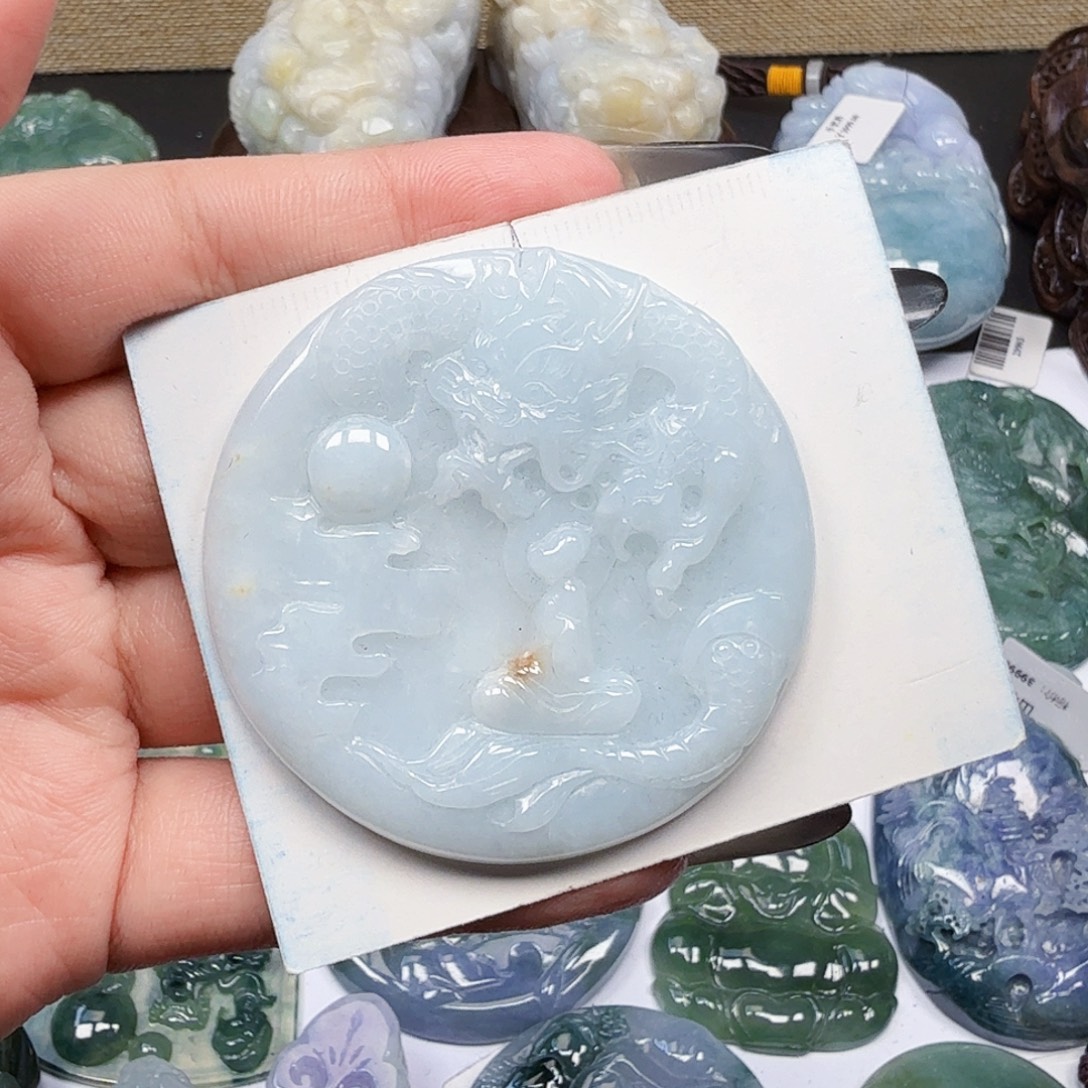 翡翠未镶嵌挂件翡翠