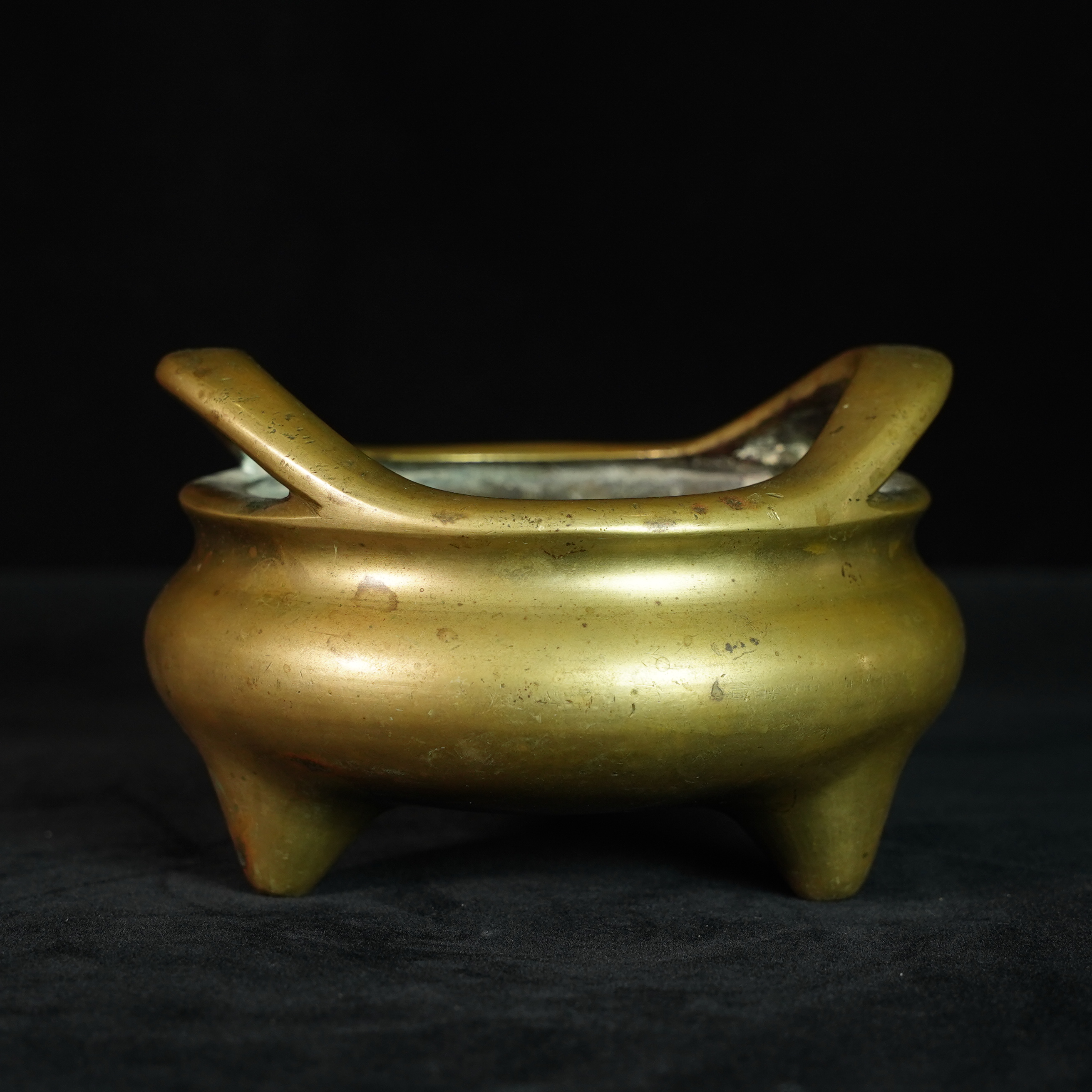 LABC250224009【十竹斋】清中期桥耳炉