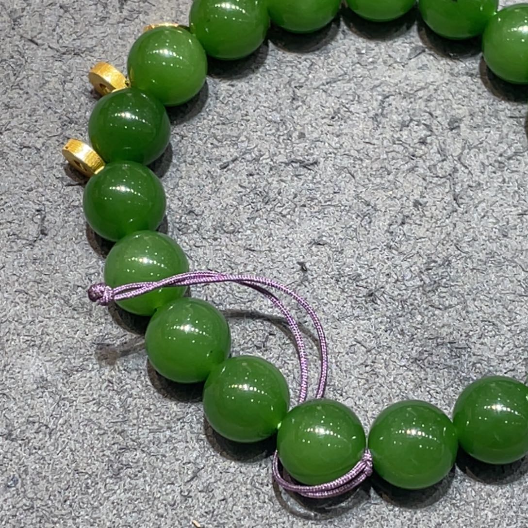 和田玉（糖玉）未镶嵌手链