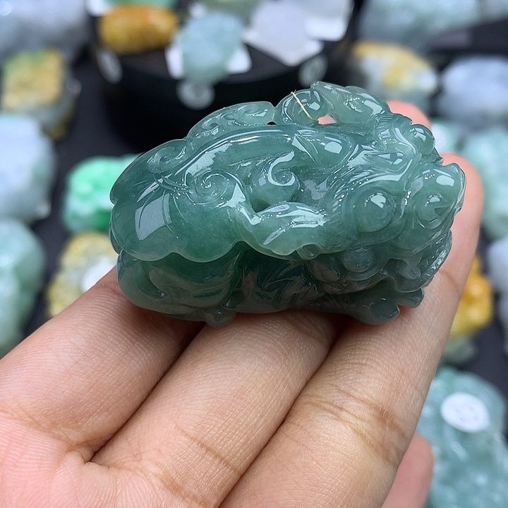 翡翠未镶嵌颈饰天然缅甸翡翠