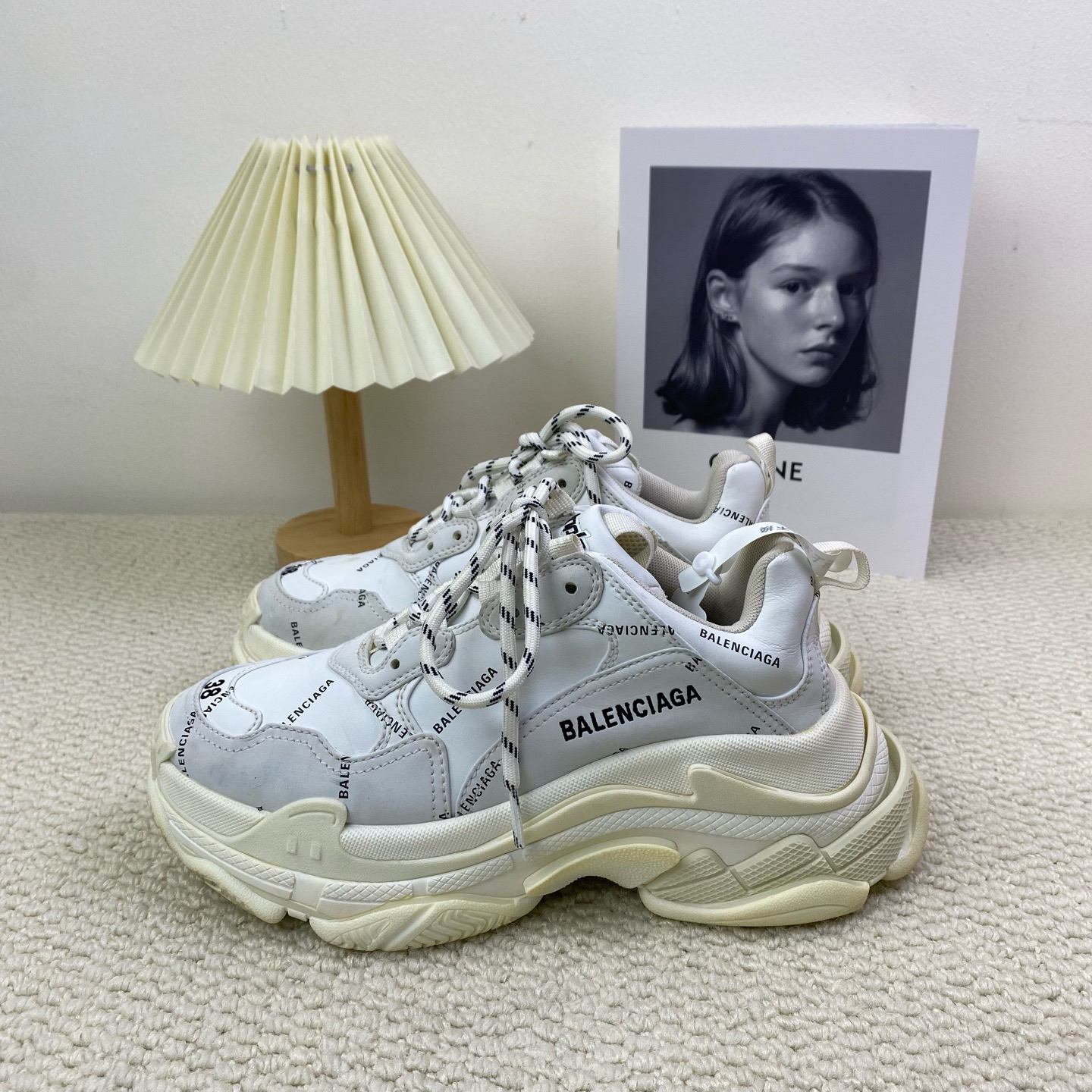 95新 Balenciaga/巴黎世家 3404/BALENCIAGA 休闲鞋/38码