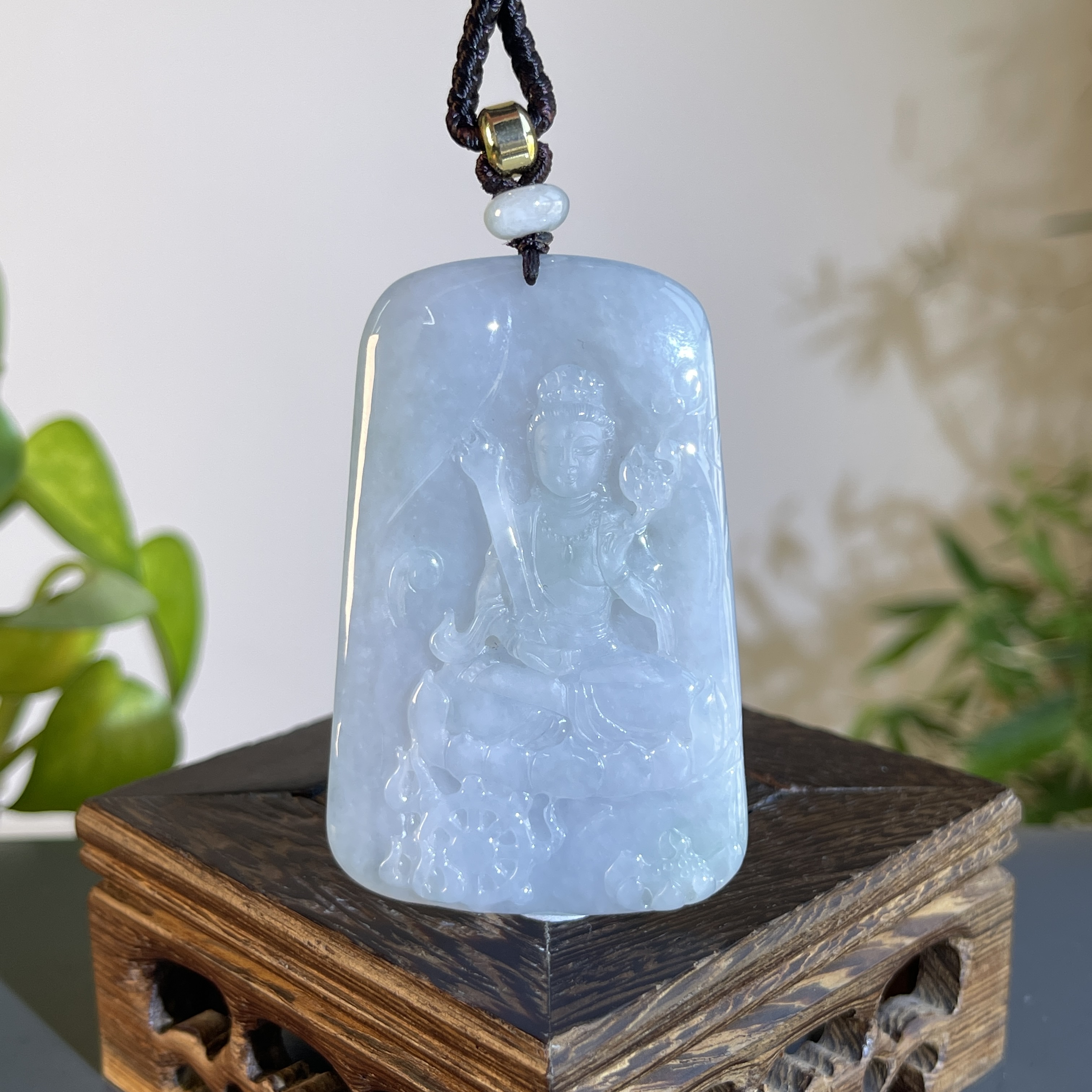 JTA31-85   天然缅甸A货翡翠   虚空藏