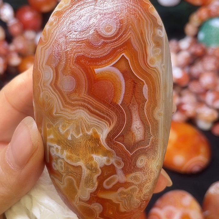 外蒙古花眼瑙瑙手把