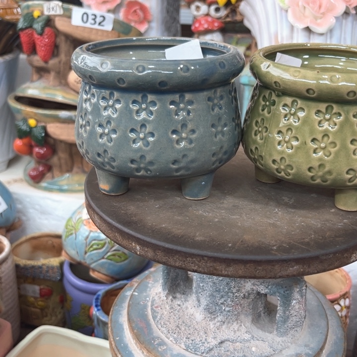 紫砂花盆粗陶材质多肉花盆