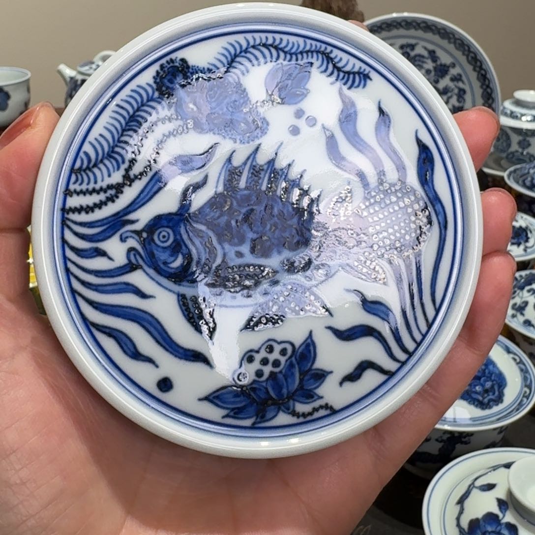 摆件景德镇雯华堂盖置
