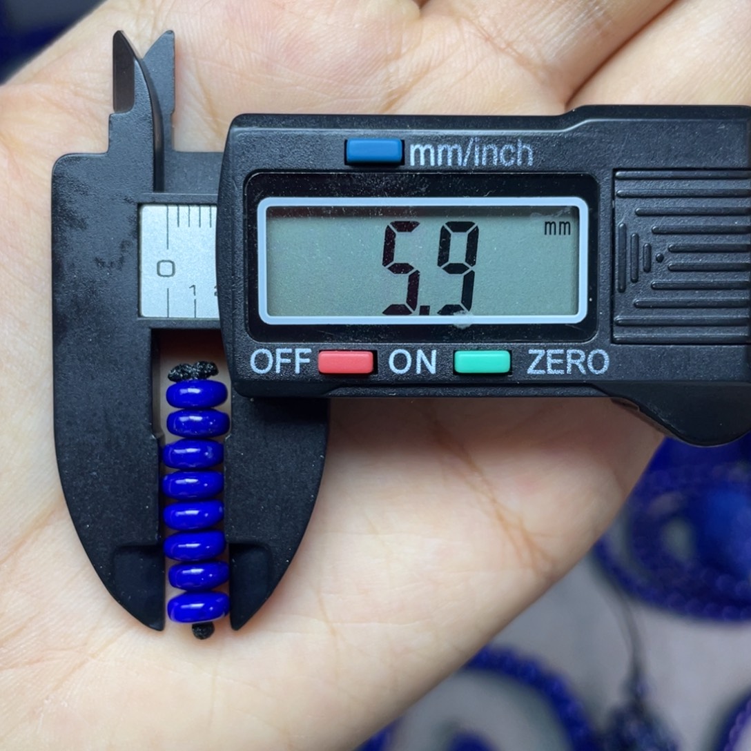 未镶嵌青金石5.9mm隔片配饰