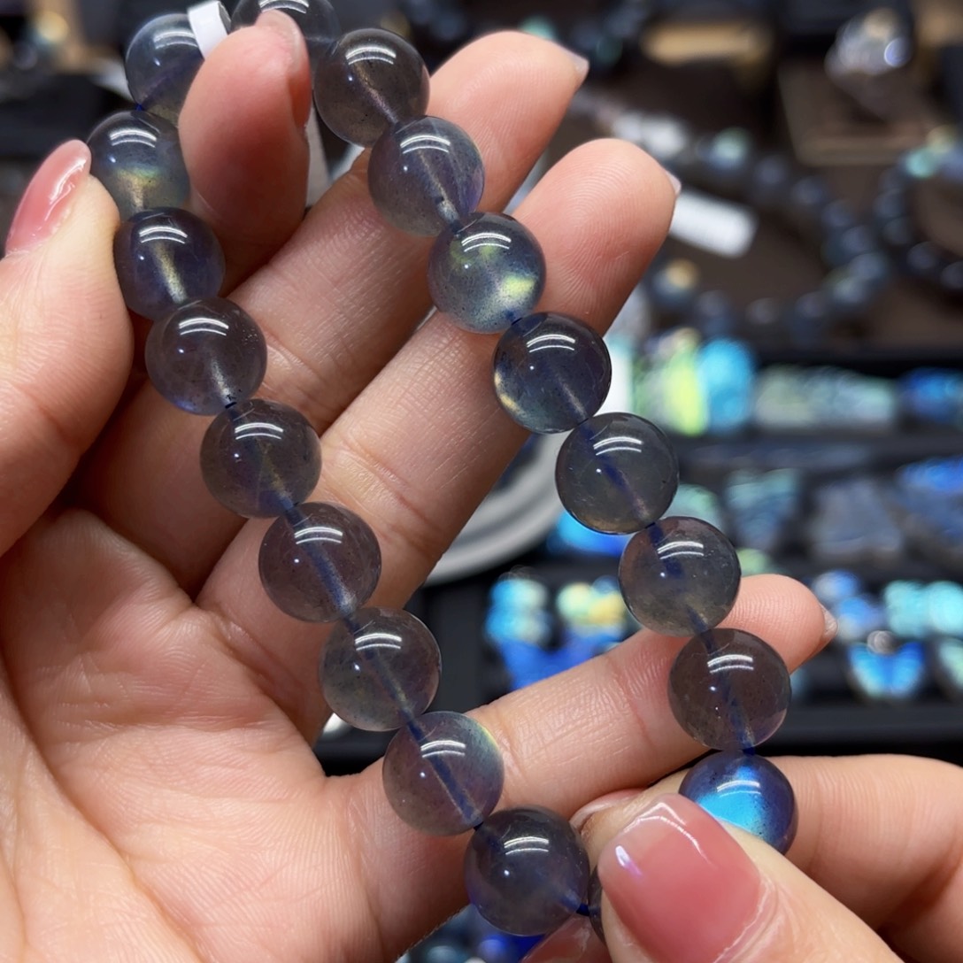 长石手链未镶嵌11左右