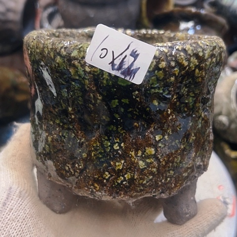 粗陶花盆手工花盆制作