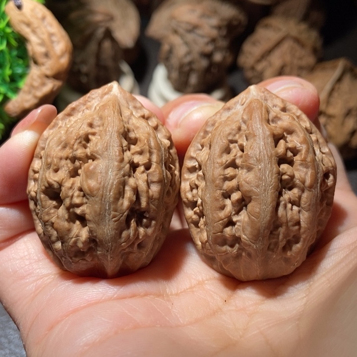 把件文玩核桃老*东北楸子小雪19