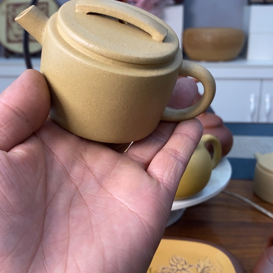 本山绿泥茶壶久**水宜兴紫砂壶名家作品