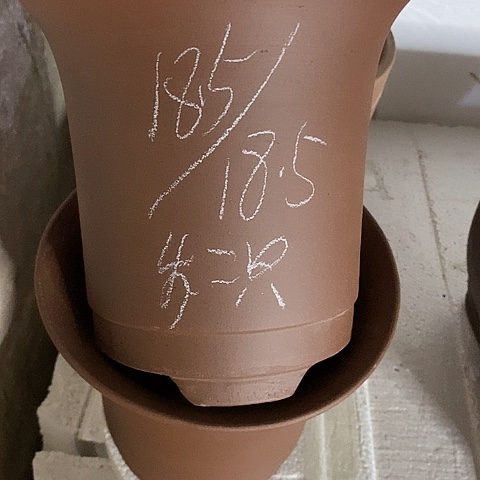 红陶中国宜兴紫砂花盆，