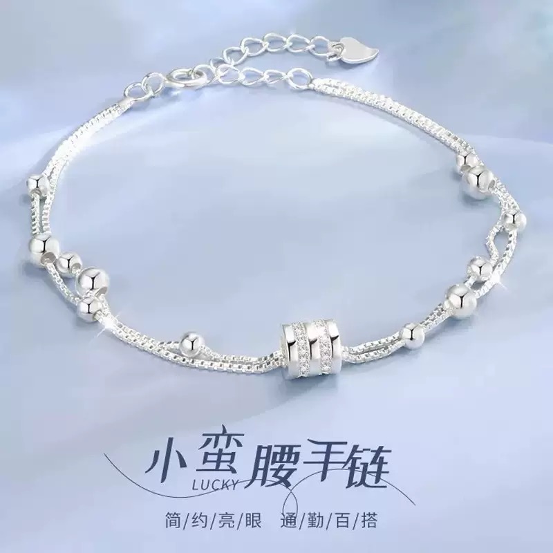 034- 小蛮腰圆珠手链 时尚轻奢高级百搭