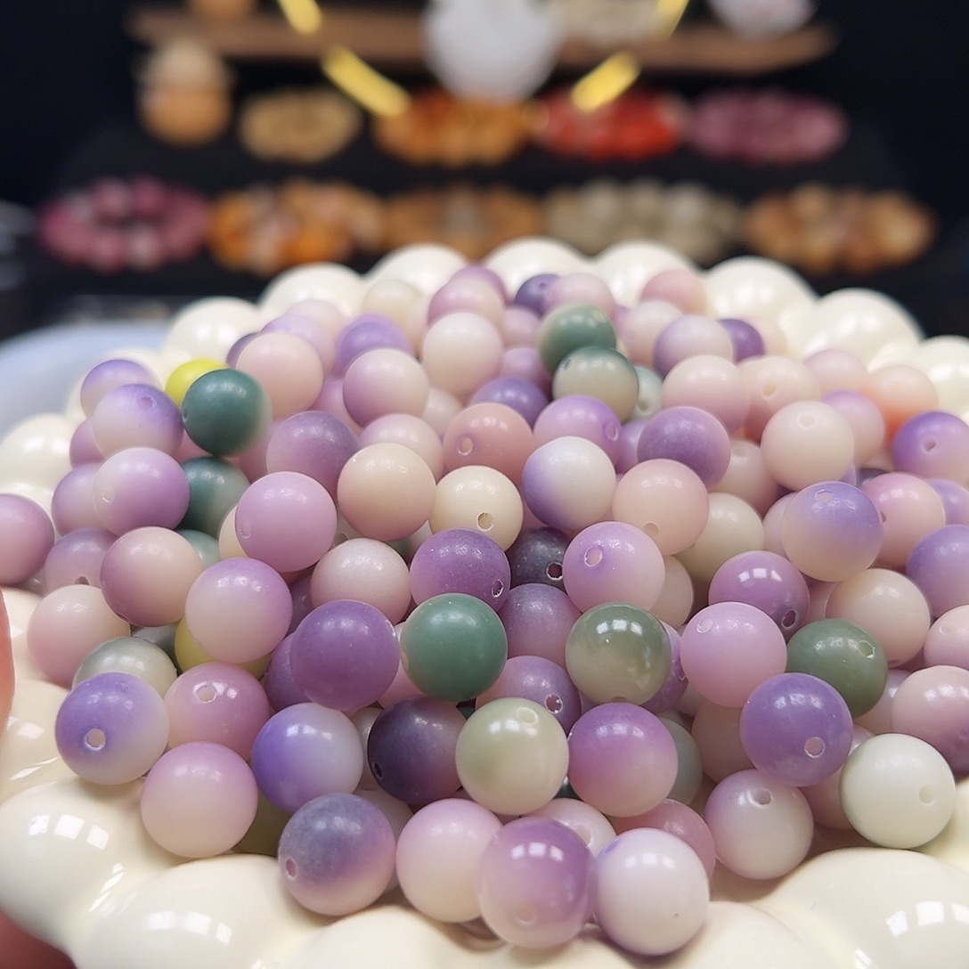 菩提根/象牙果手串卡11紫气东来多宝圆110颗