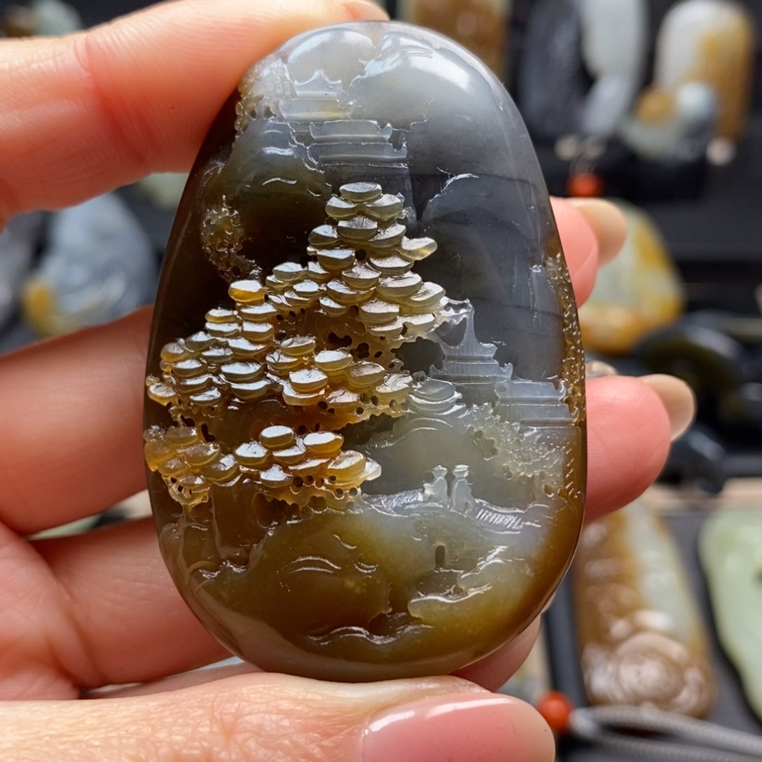 和田玉把件未镶嵌