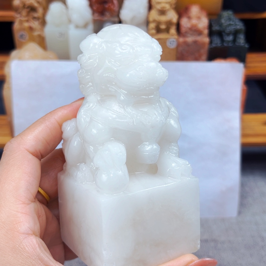 寿山石印石闪购商品瑕疵料5*5