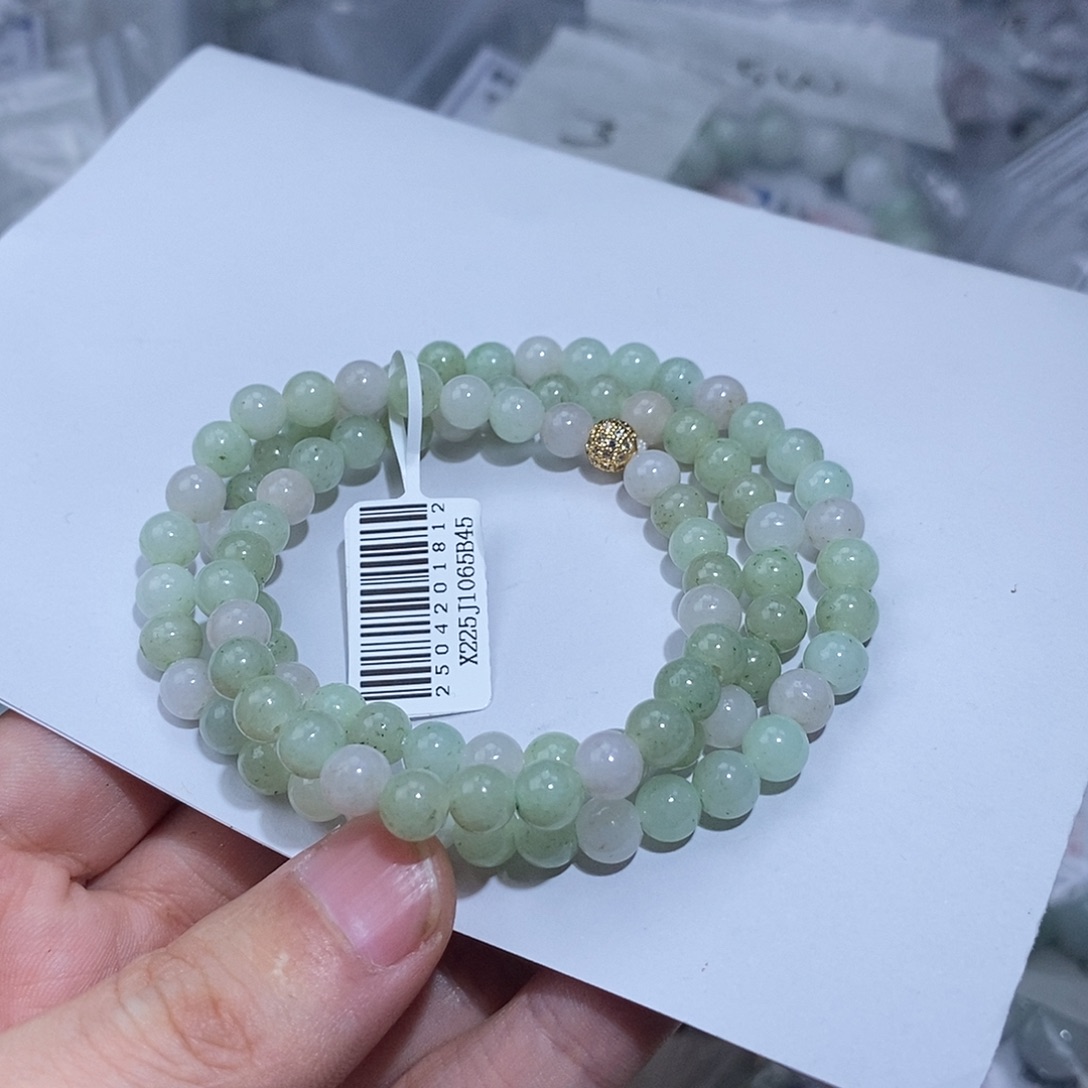 翡翠未镶嵌手链翡翠手链项链