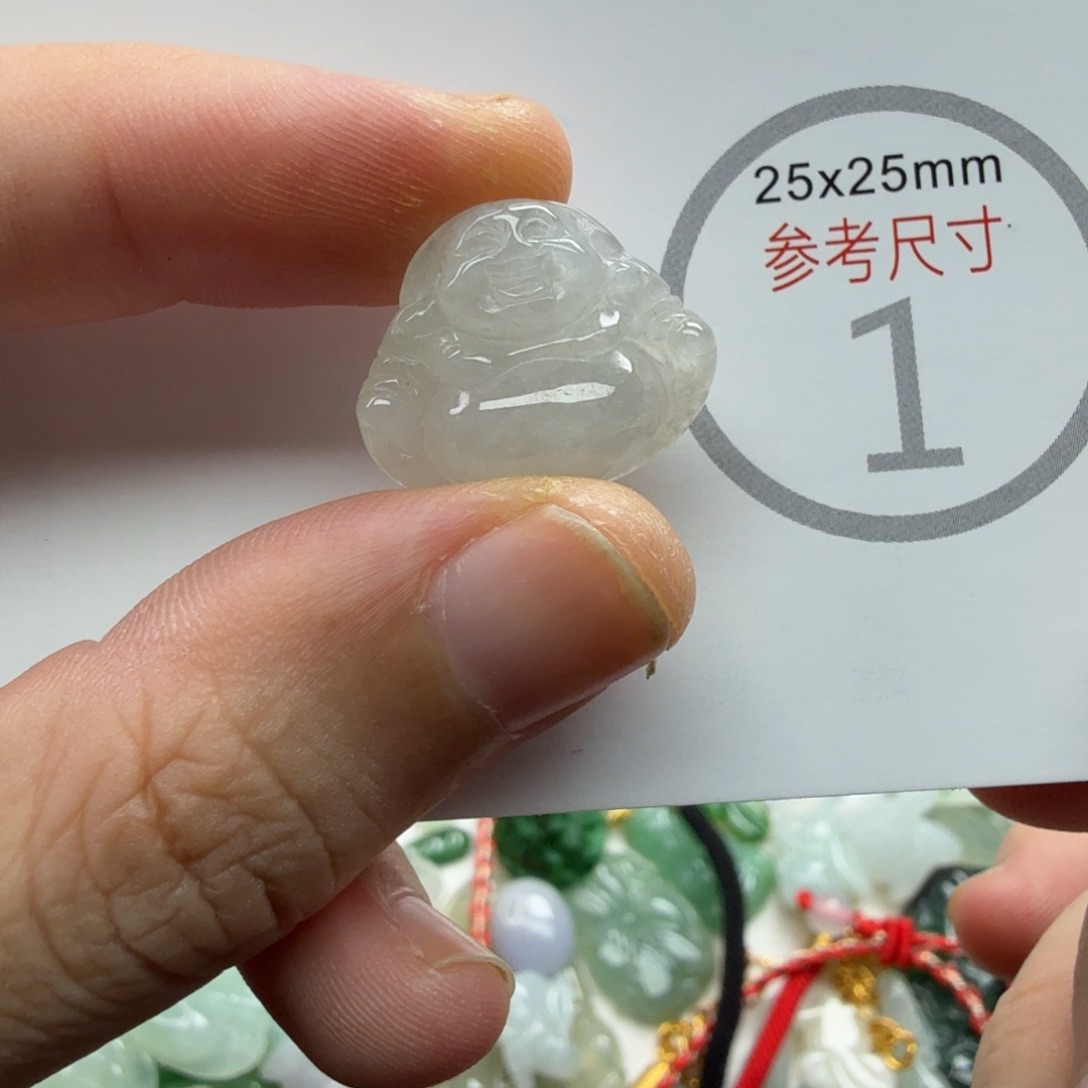 翡翠未镶嵌颈饰19