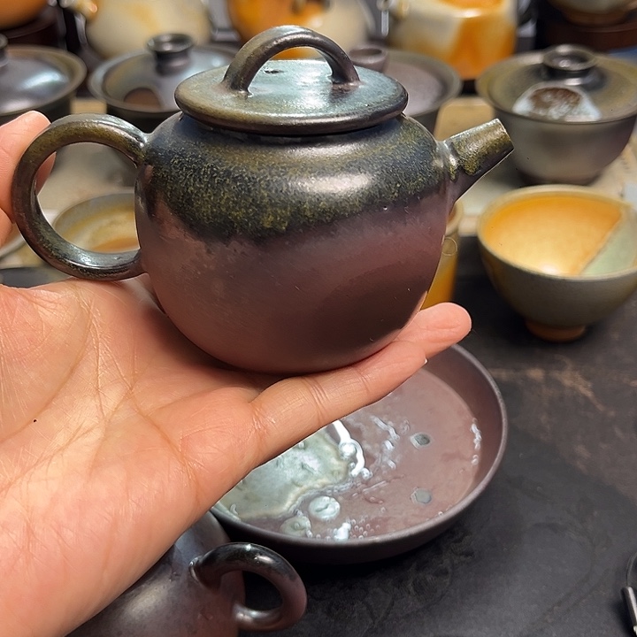 执***念茶盏柴烧茶具柴烧茶具