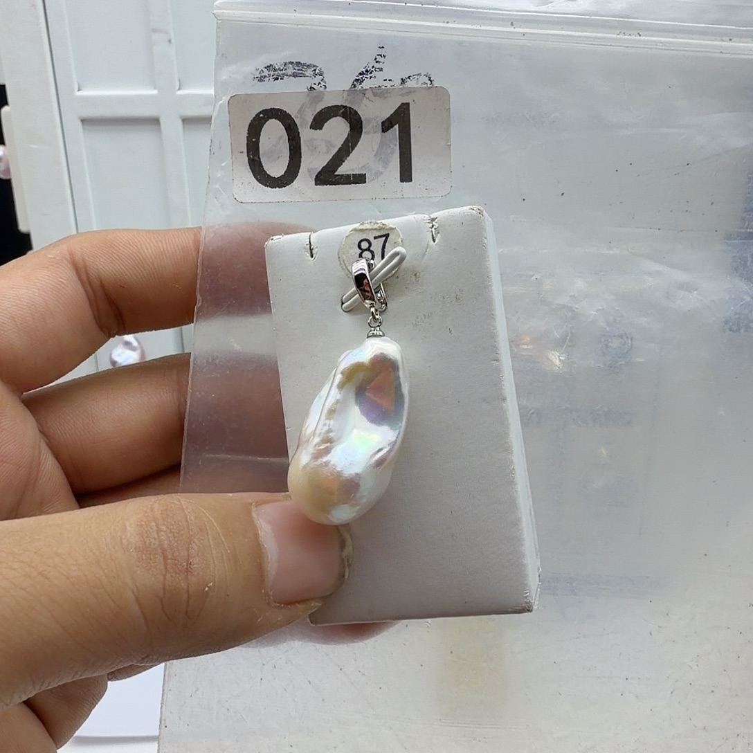 颈饰合金淡水珍珠