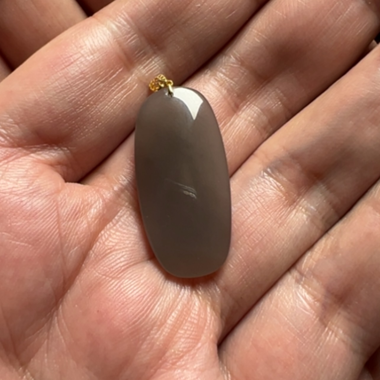 【闪购商品】颈饰18K金镶嵌和田玉