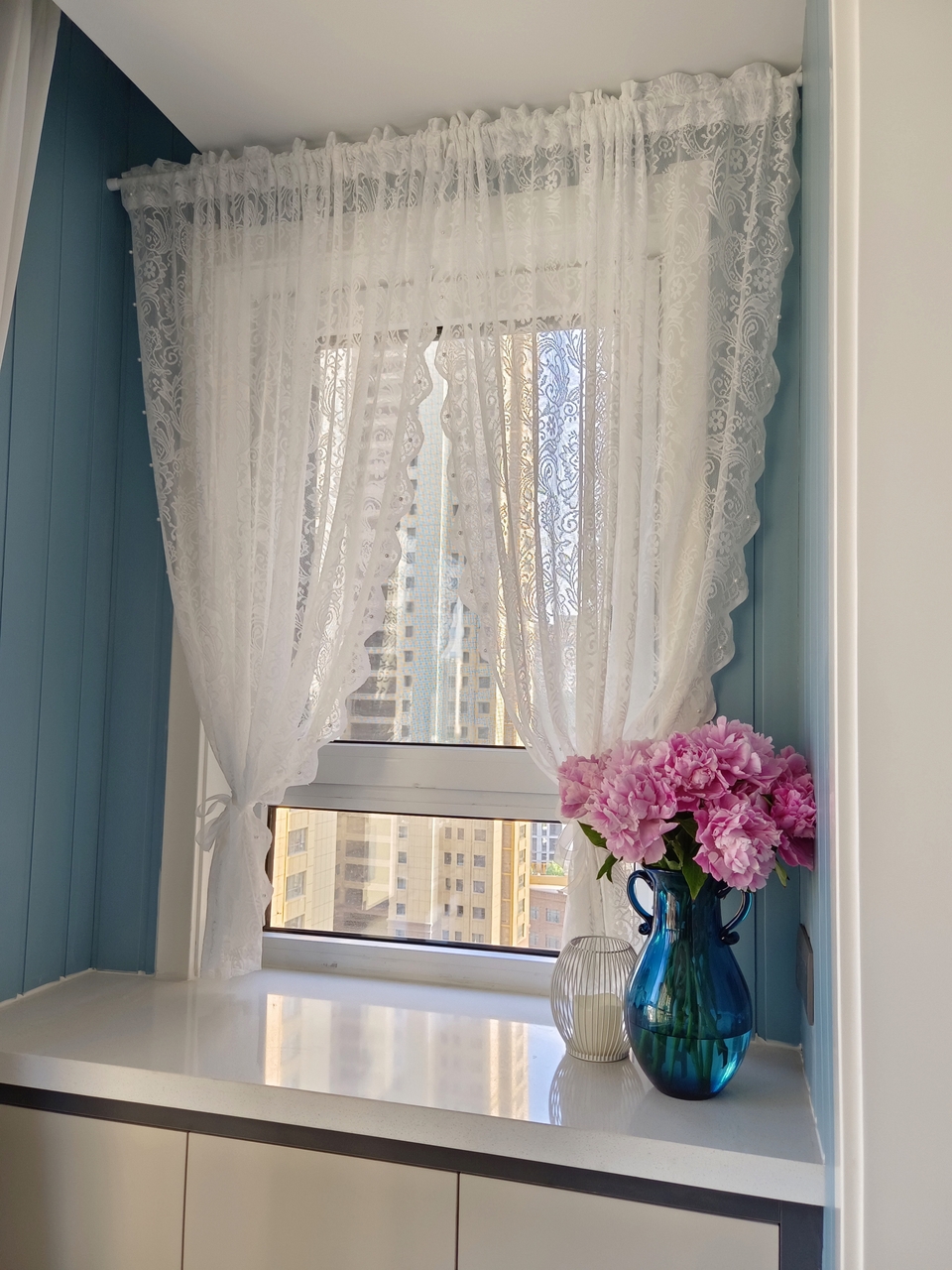 【钉珠纱1.3宽*1.8高】门帘窗纱短帘柜子帘隔断帘风水帘子飘窗帘