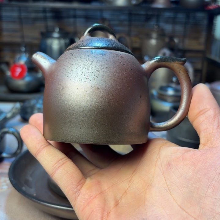 壶庄诚柴烧坭兴陶壶