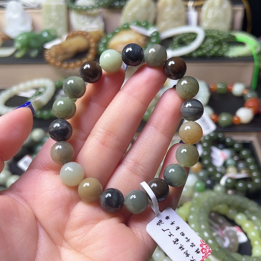 和田玉手链未镶嵌